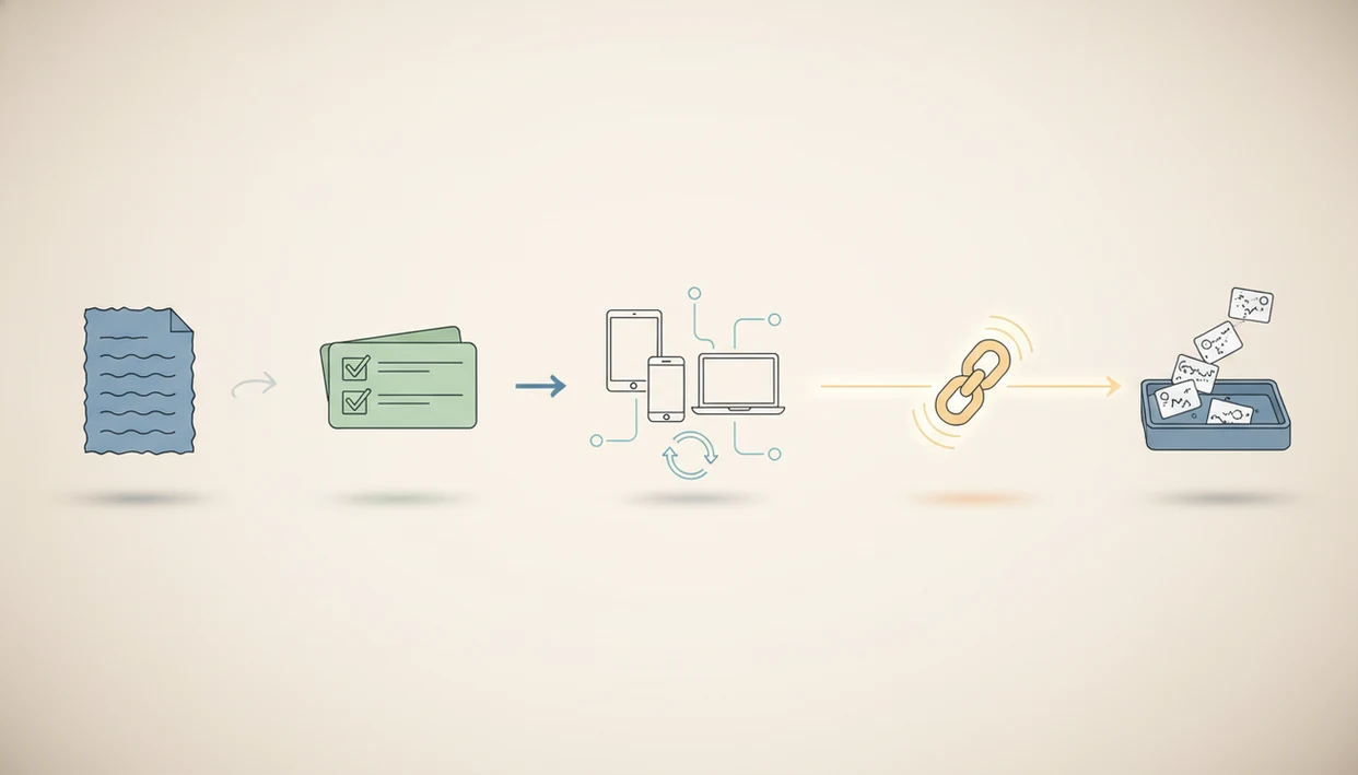A clean illustrated workflow shows a new form moving from draft through review, testing, launch, and responses.